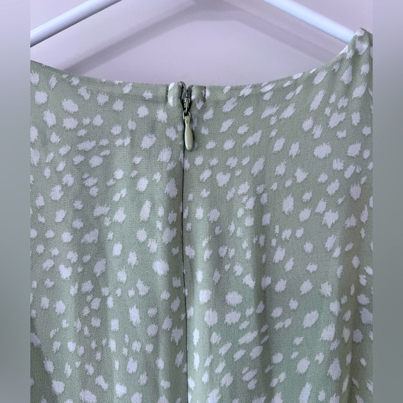 Forever 21 Mint Green Patterned Dress - Picture 6 of 8